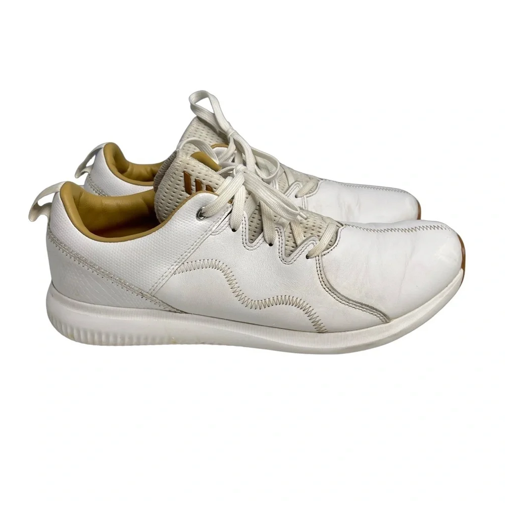 Adidas Men's Adicross Ppf Golf Shoe White Leather Size 12